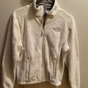 White North Face Jacket - Size S